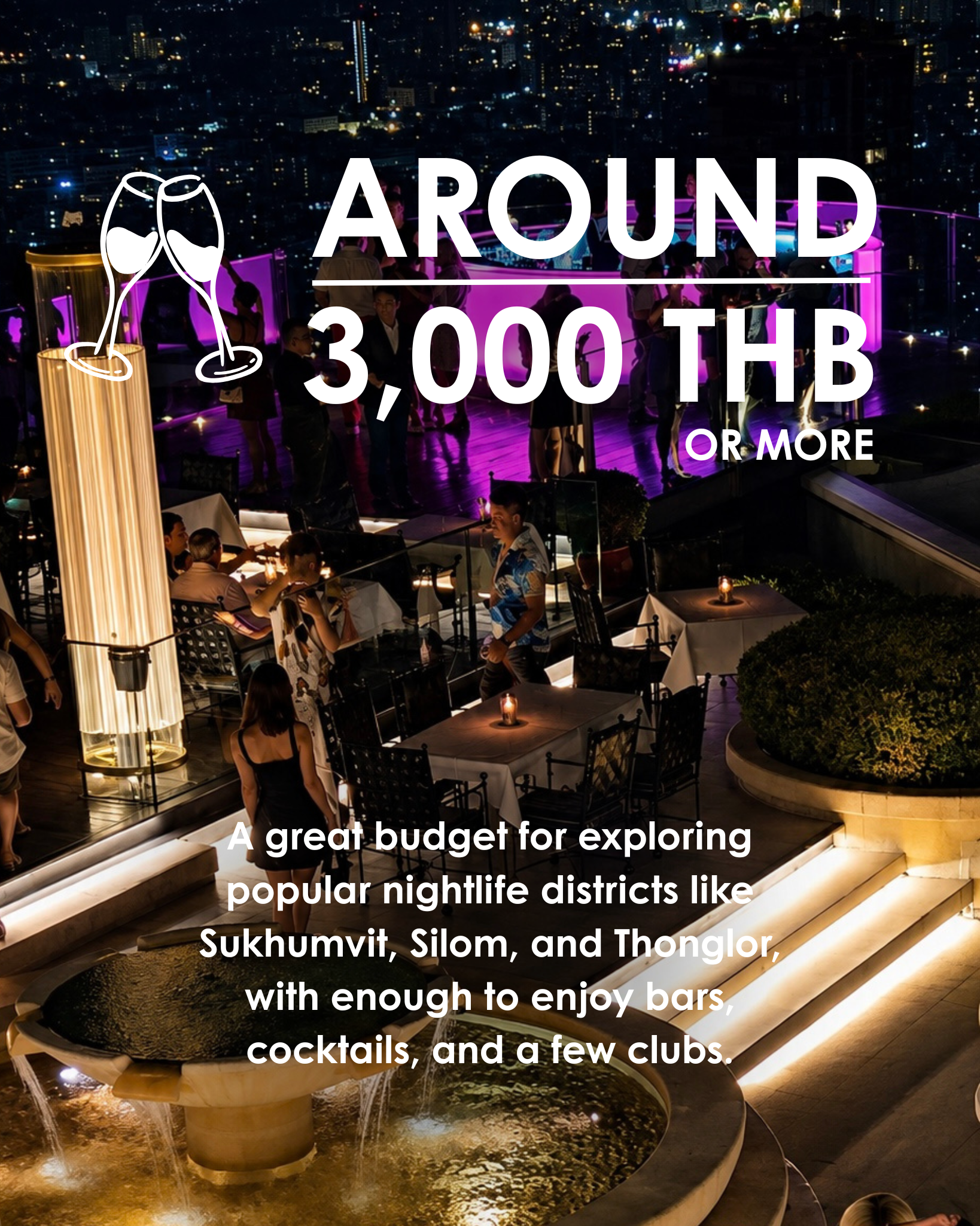 Around 3,000 THB or More