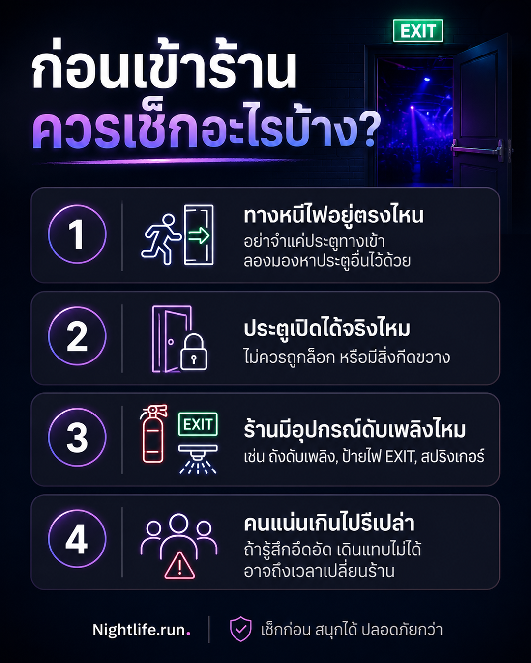 ก่อนเข้าร้าน ควรสังเกตอะไรบ้าง?